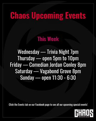 Chaos Brewing News
