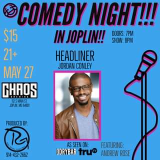 Kick your weekend off right with comedian Jordan Conley this Friday night.